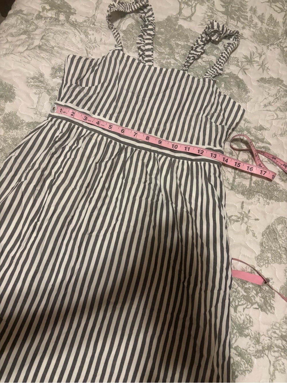 Madewell sz 4 Striped Ruffle Strap Mini Dress summer sundress preppy
coastal - Picture 9 of 16